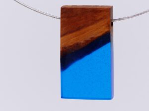Kette Halskette Holzanhänger Schmuck Damen Accessoires