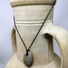 Kette Schuck Kettenanhänger Stein Flusskiesel