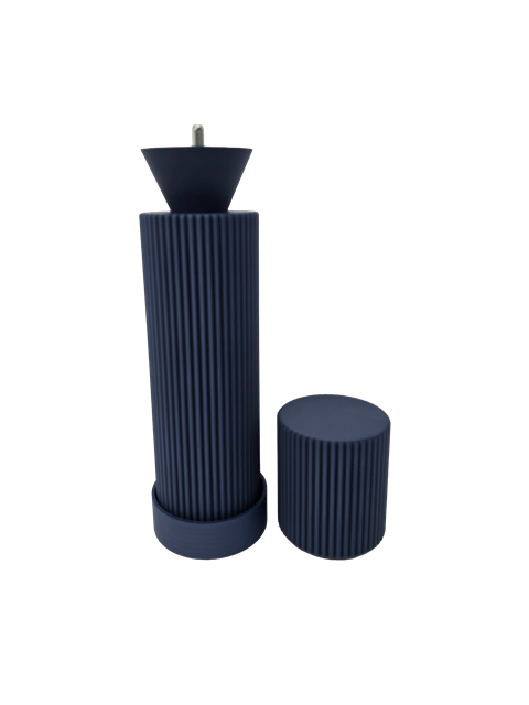 pfeffermühle modern gewürzmühle keramik salzmühle manuell pfeffermühle design küchenaccessoire modern pfeffermühle Chelsea Rot 3d gedruckt gewürzmühle handgefertigte pfeffermühle minimalistische küche geschenkidee küche