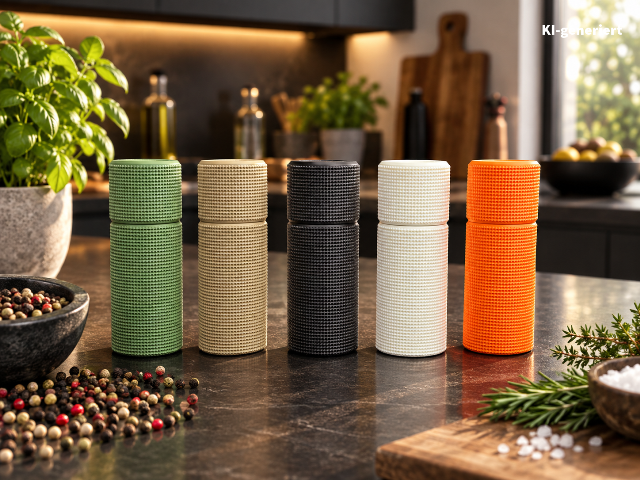 pfeffermühle, salzmühle bunt 3d druck